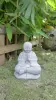  Product image 1 of the product “Rokesh - Sitting praying Monk, 35cm H | cast stone ”